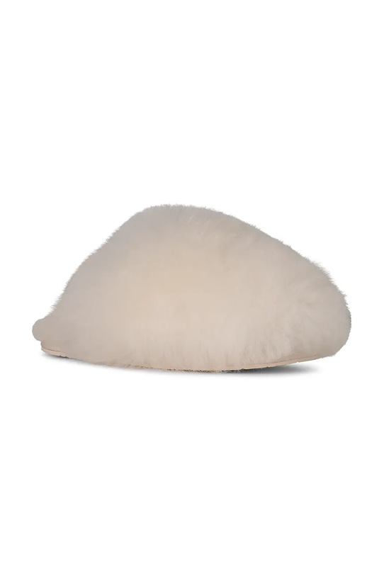 UGG kapcie wełniane W Scuffette Chalet 1176030.WHT biały AW25