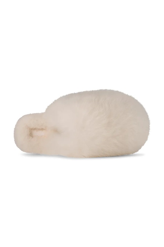 UGG kapcie wełniane W Scuffette Chalet 1176030.WHT biały