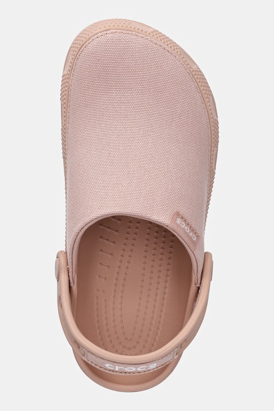 Crocs klapki Classic Crafted Clog beżowy 211354.7AF