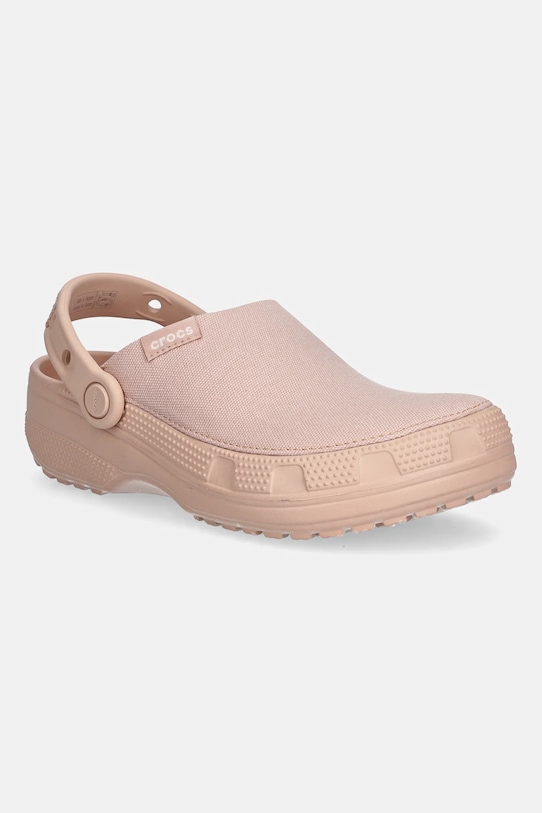 Šľapky Crocs Classic Crafted Clog textilný ružová 211354.7AF