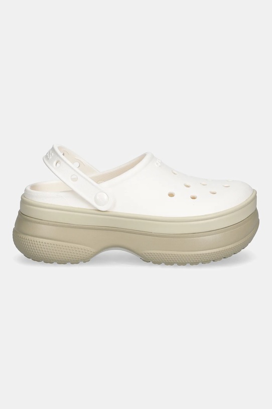 Crocs klapki Classic Stacked Clog 211355.0WV beżowy AW25