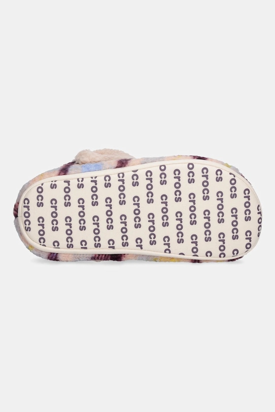 Crocs kapcie Classic Cozzzy Plaid Slipper 211911.7AF różowy