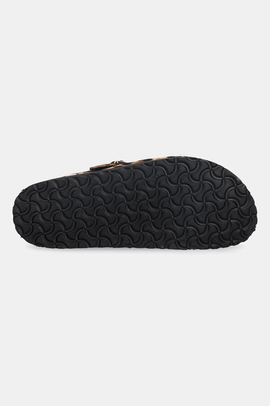 Birkenstock 1774 klapki skórzane Boston FUR 1031919 brązowy