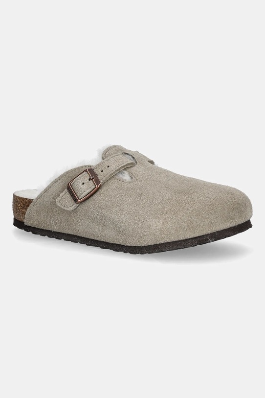 Παιδικές παντόφλες σουέτ Birkenstock Boston μπεζ 1030480.26.35