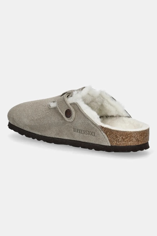 DÍVKA Dětské semišové pantofle Birkenstock Boston 1030480.36.39 béžová
