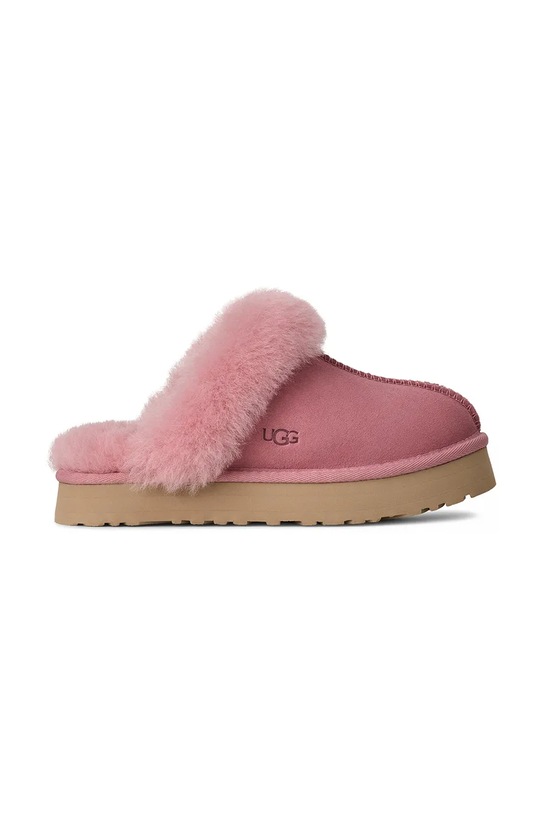 Παιδικές παντόφλες σουέτ UGG DISQUETTE ροζ 1171199K