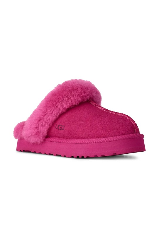 UGG kapcie zamszowe dziecięce DISQUETTE 1171199K różowy AW25