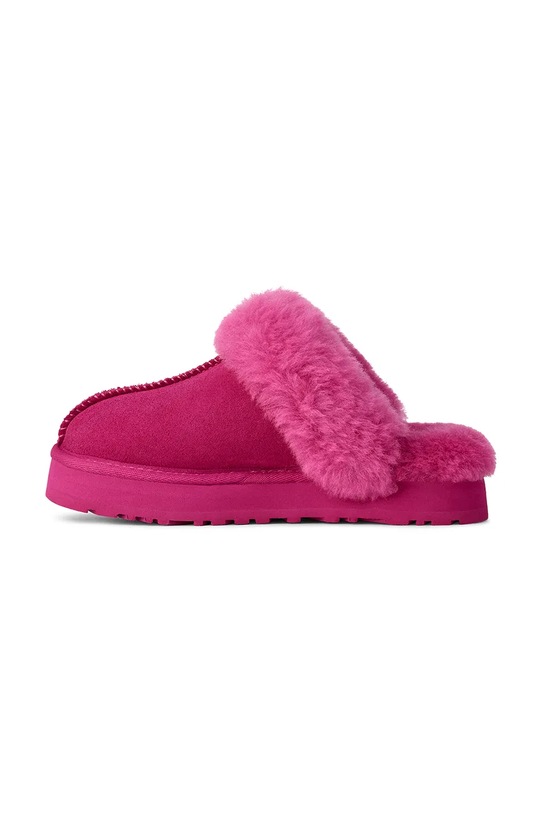 UGG kapcie zamszowe dziecięce DISQUETTE różowy 1171199K