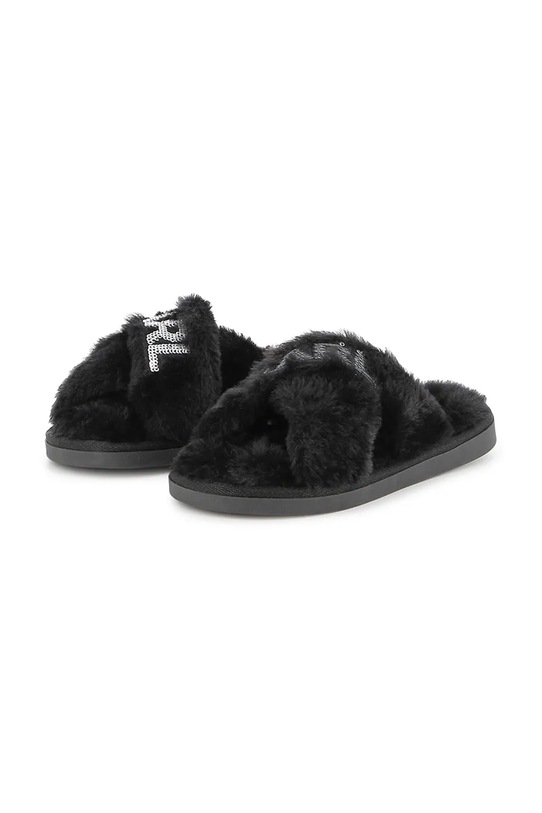 Karl Lagerfeld kapcie dziecięce czarny Z30987.27.35