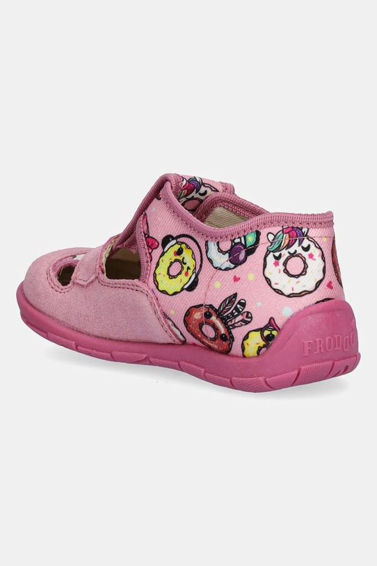 Dziewczynka Froddo kapcie dziecięce CLASSIC SLIPPERS G1700412.G.20.24 różowy
