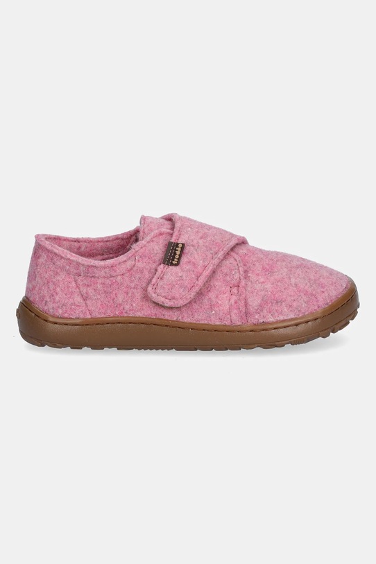 Παιδικές παντόφλες Froddo BAREFOOT WOOLY G1700420.G.25.30 ροζ AW25