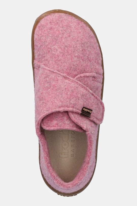 Froddo kapcie dziecięce BAREFOOT WOOLY różowy G1700420.G.31.35