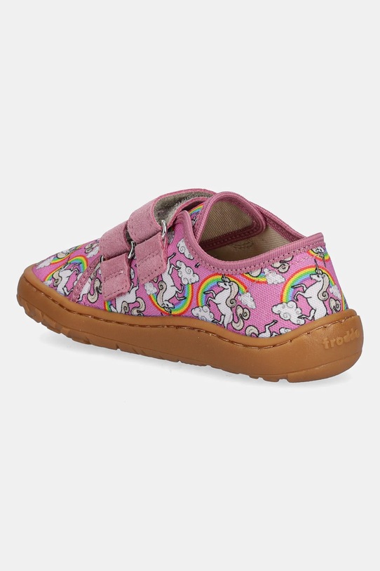 Κοριτσίστικα Παιδικές παντόφλες Froddo BAREFOOT WOOLY G1700422.G.25.30 ροζ