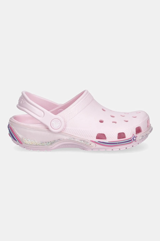 Crocs klapki dziecięce CROCS CLASSIC STAR SPARKLE SHAKER CLOG 211609.CROCS.CLASSIC.ST różowy AW25