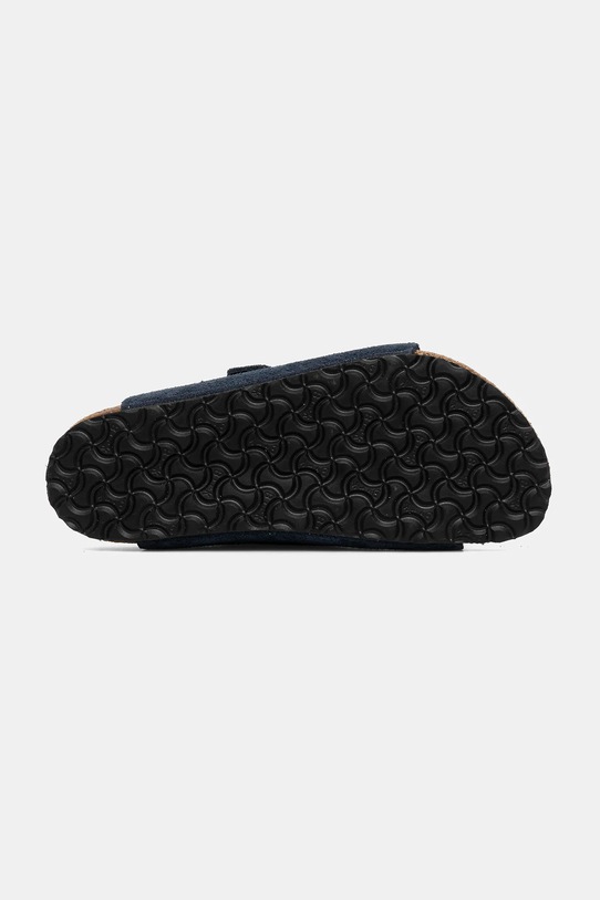 Birkenstock klapki zamszowe dziecięce Arizona 1030854 granatowy