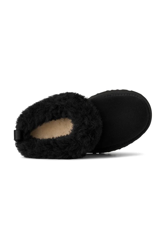 Dječje kućne papuče od brušene kože UGG TAZZELLE 1171198K crna