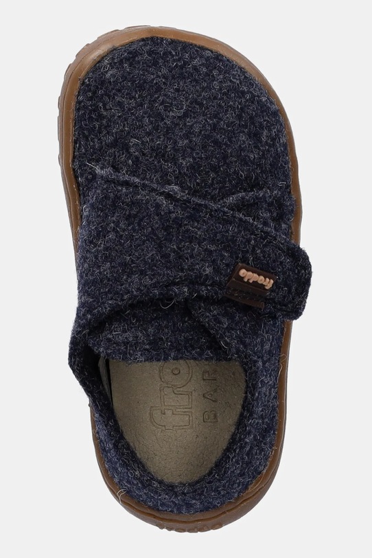 Froddo kapcie dziecięce BAREFOOT WOOLY granatowy G1700420.20.24