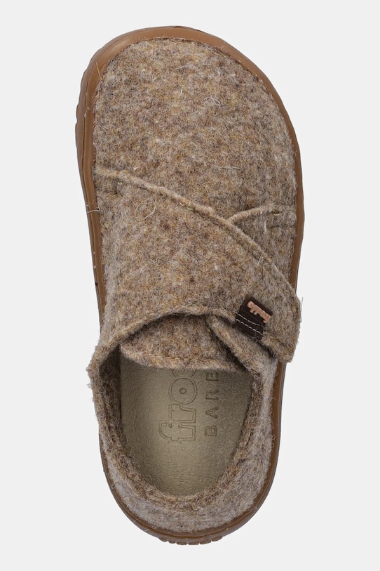 Detské papuče Froddo BAREFOOT WOOLY hnedá G1700420.20.24