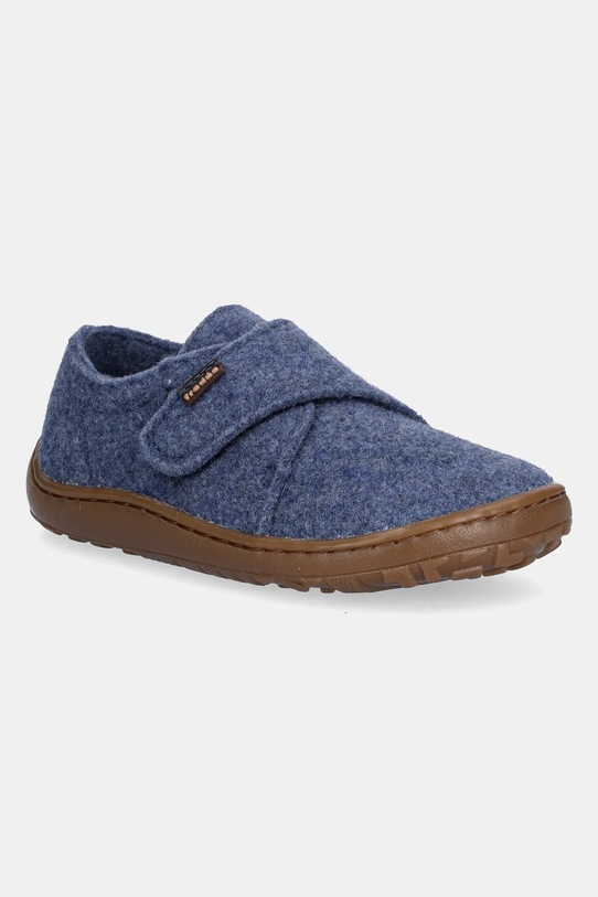 Froddo kapcie dziecięce BAREFOOT WOOLY niebieski G1700420.25.30