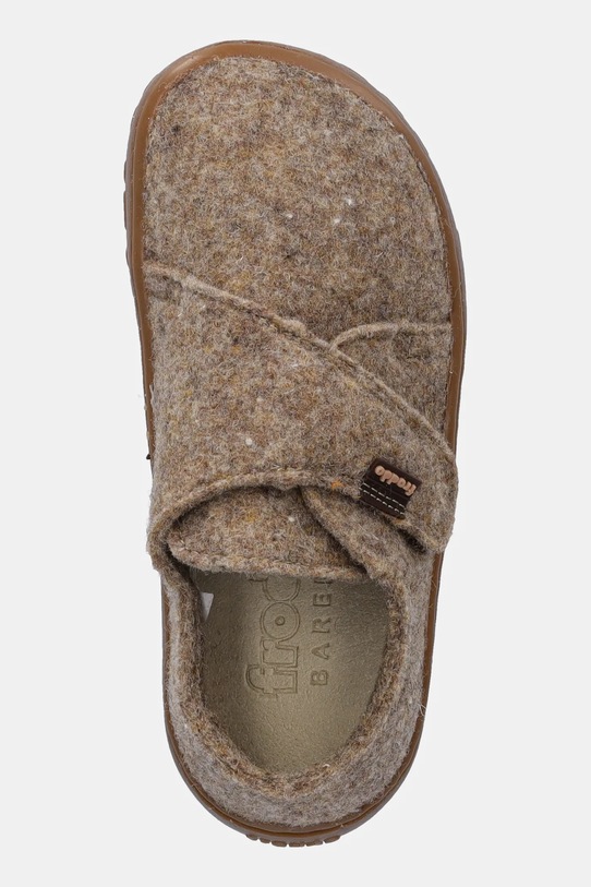 Froddo kapcie dziecięce BAREFOOT WOOLY beżowy G1700420.25.30