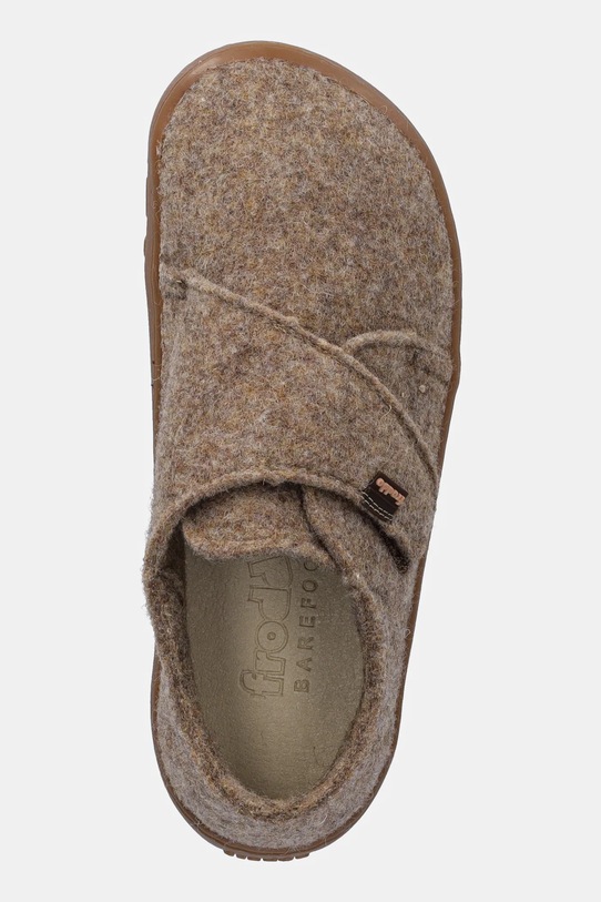 Detské papuče Froddo BAREFOOT WOOLY hnedá G1700420.31.35