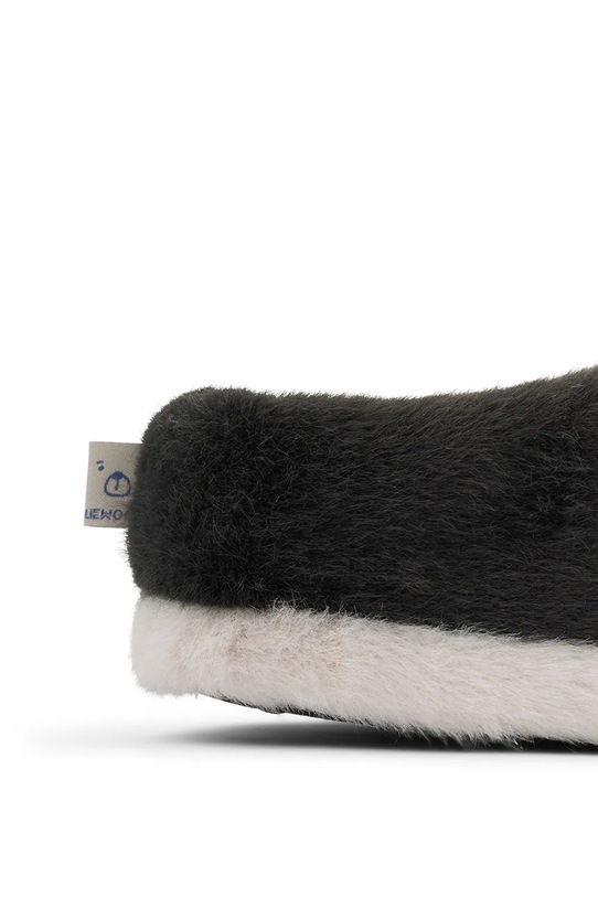 Chłopiec Liewood kapcie Aviaja Penguin Slippers LW20701.9BYA czarny
