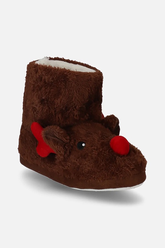 Coccodrillo kapcie dziecięce brązowy ZC5225104SHU