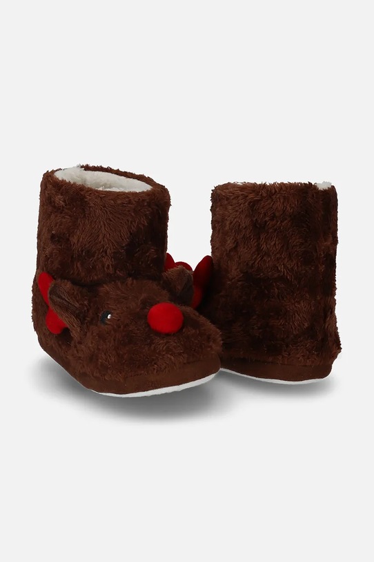 Coccodrillo kapcie dziecięce brązowy ZC5225104SHU