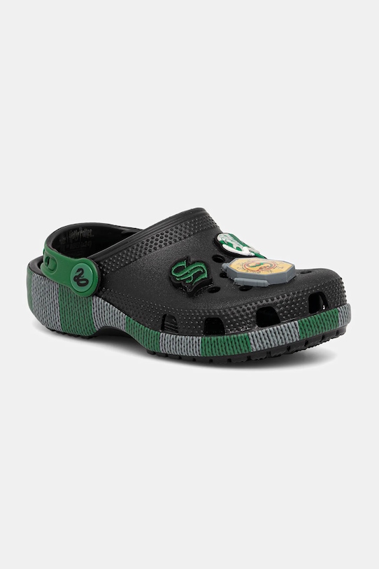 Detské šľapky Crocs CROCS CLASSIC SLYTHERIN CLOG Rozprávkové postavičky čierna 210542.CROCS.CLASSIC.SL