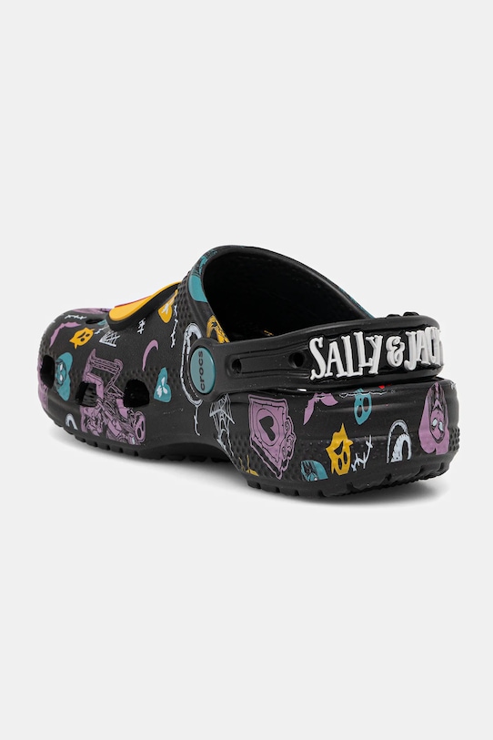 Crocs papuci copii CROCS CLASSIC NIGHTMARE MULTI CLOG negru 211420.CROCS.CLASSIC.NI