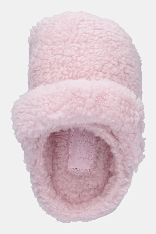 Crocs kapcie dziecięce CROCS CLASSIC COZZY SLIPPER różowy 210857.CROCS.CLASSIC.CO