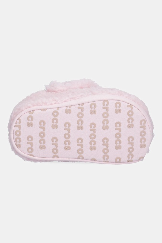 Crocs kapcie dziecięce CROCS CLASSIC COZZY SLIPPER 210857.CROCS.CLASSIC.CO różowy