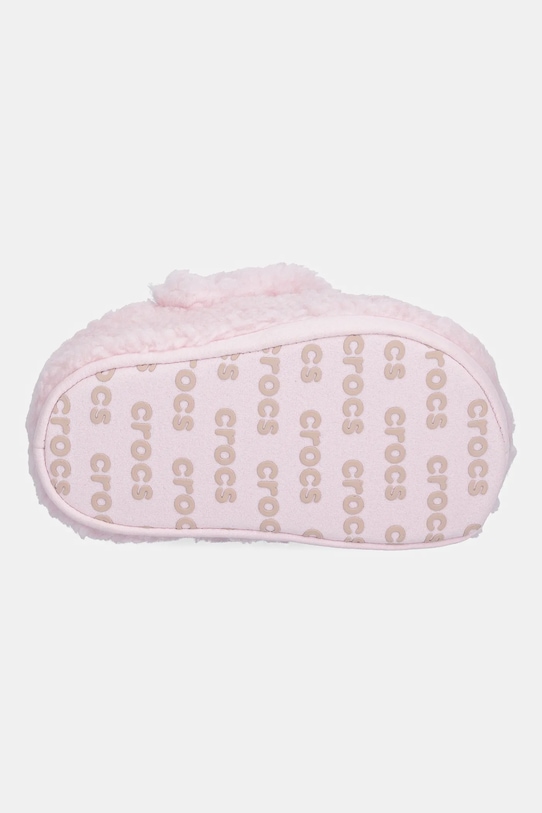 Crocs kapcie dziecięce CROCS CLASSIC COZZY SLIPPER 210857.CROCS.CLASSIC.CO różowy