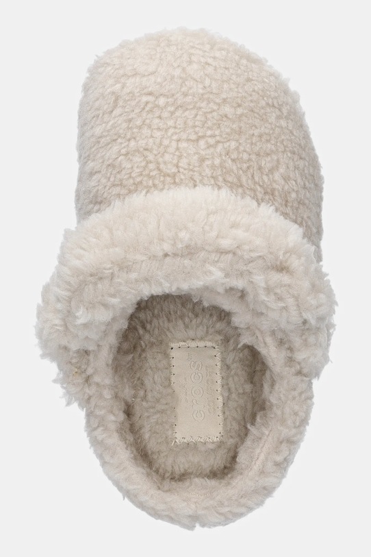 Crocs kapcie dziecięce CROCS CLASSIC COZZY SLIPPER beżowy 210857.CROCS.CLASSIC.CO