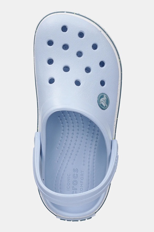 Crocs klapki dziecięce CROCS CROCBAND SPECKLED BAND CLOG niebieski 211645.CROCS.CROCBAND.S