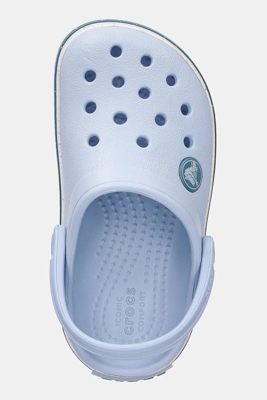 Crocs klapki dziecięce CROCS CROCBAND SPECKLED BAND CLOG niebieski 211646.CROCS.CROCBAND.S