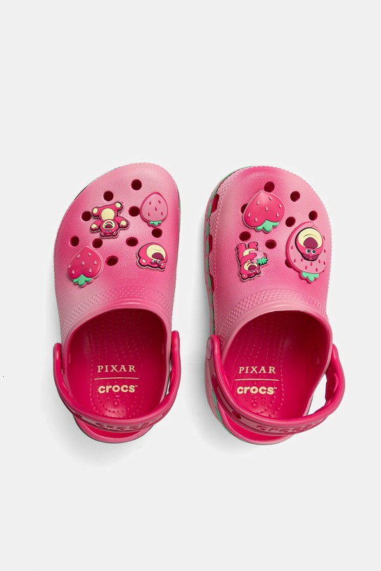 Crocs klapki dziecięce CROCS CLASSIC LOTSO CLOG 212241.CROCS.CLASSIC.LO różowy AW25