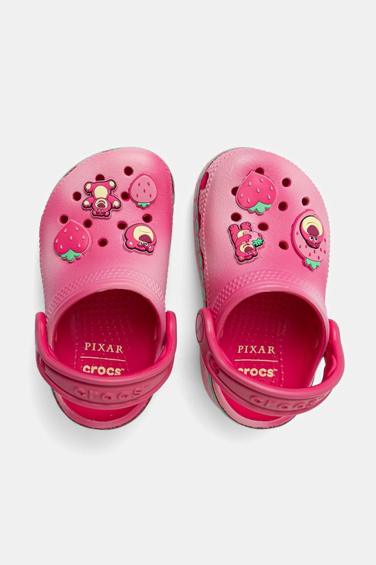 Crocs klapki dziecięce CROCS CLASSIC LOTSO CLOG 212242.CROCS.CLASSIC.LO różowy AW25