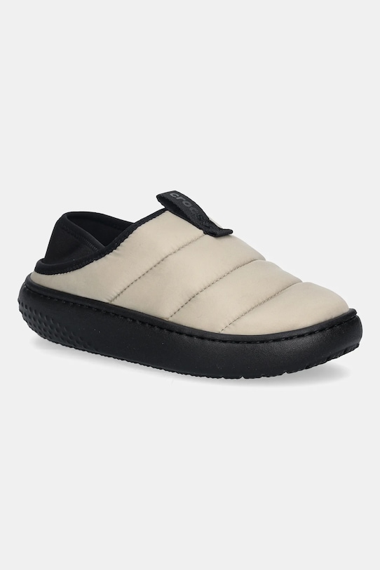 Crocs kapcie dziecięce Classic Puff Moc K beżowy 210589.CLASSIC.PUFF.MOC