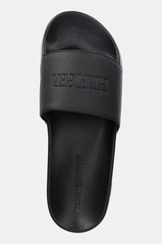 Шлепанцы Tommy Hilfiger TH PRINT TUMBLE POOL SLIDE чёрный FM0FM05505