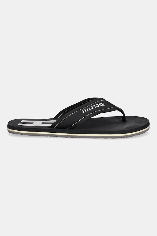 Tommy Hilfiger flip-flop TH H PADDED BEACH SANDAL FM0FM05536 fekete AW25