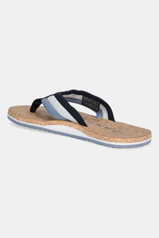 Obuwie Tommy Hilfiger japonki TH CORK BEACH SANDAL FM0FM05647 granatowy