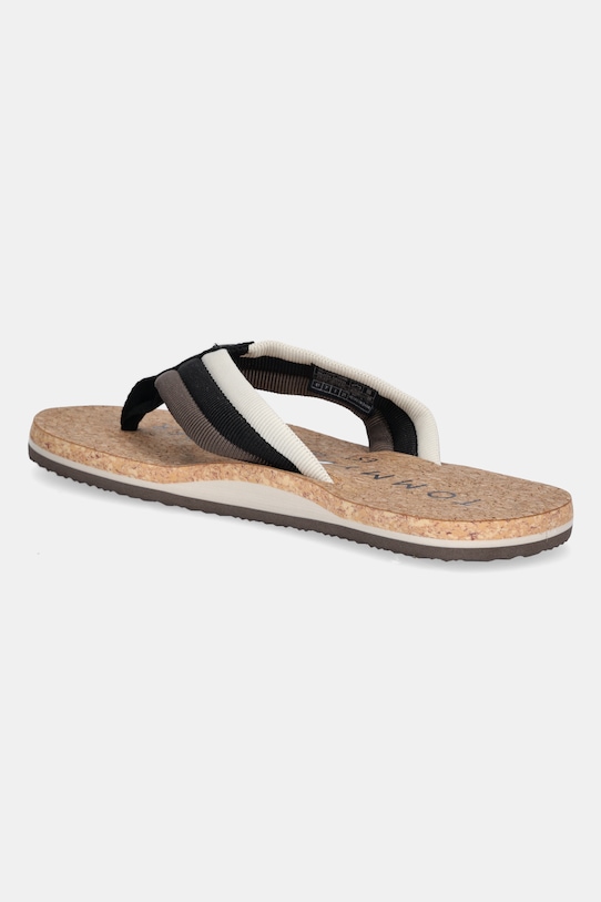 Boty Žabky Tommy Hilfiger TH CORK BEACH SANDAL FM0FM05647 hnědá