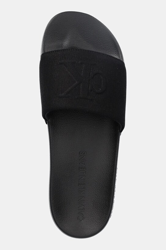 Calvin Klein Jeans papuci SLIDE HF MONO CV negru YM0YM01282