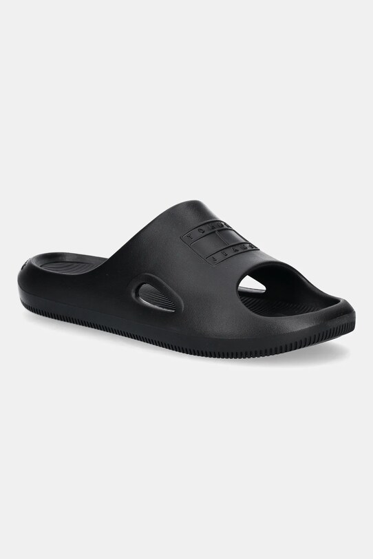 Tommy Jeans papuci TJM SPORTY POOL SLIDE negru EM0EM01582