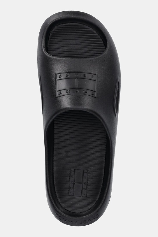 Tommy Jeans papuci TJM SPORTY POOL SLIDE negru EM0EM01582