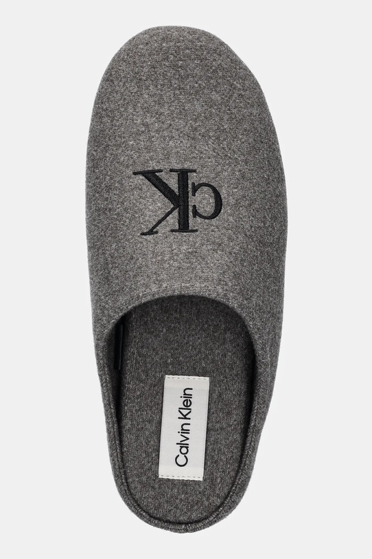 Calvin Klein kapcie HOME SLIPPER MULE szary HM0HM01931