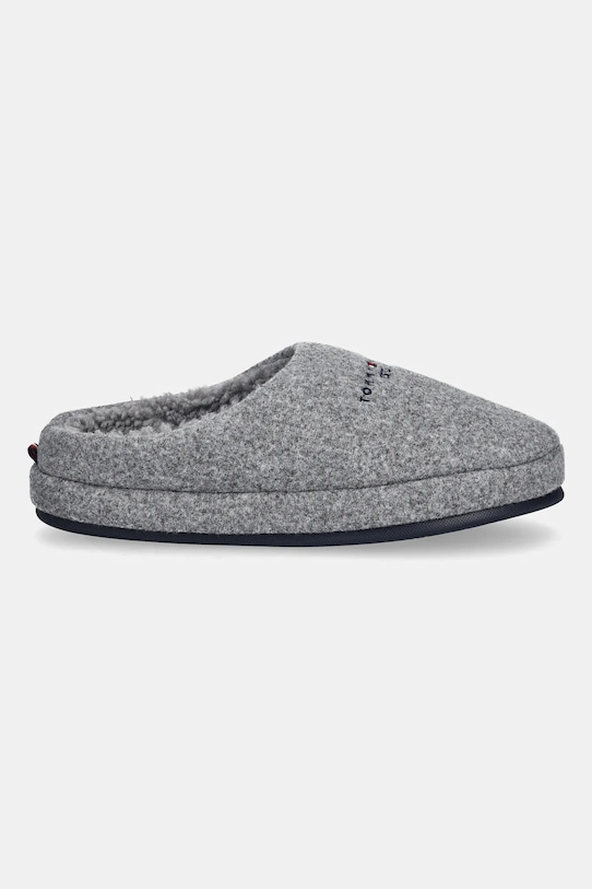 Тапки Tommy Hilfiger FELT HOUSE SHOE FM0FM05614 серый AW25