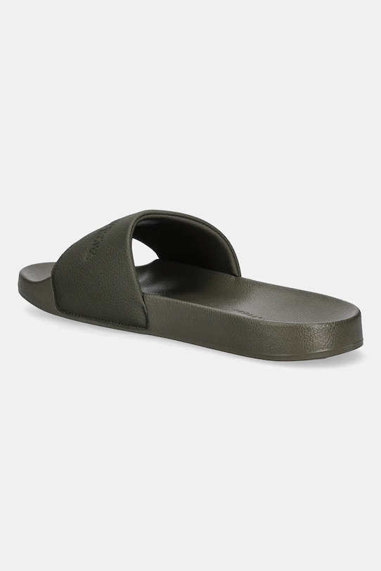 Obuwie Tommy Hilfiger klapki TUMBLE HILFIGER POOL SLIDE FM0FM05619 zielony