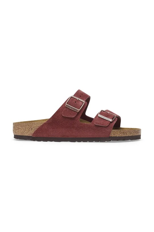 Birkenstock papuci din piele Arizona Planet friendly rosu 1028353
